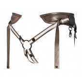 Бронзовый пояс для насадок Desirous Harness - Strap-on-me - купить с доставкой в Ессентуках