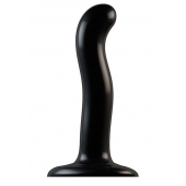 Черный фаллоимитатор-насадка Strap-On-Me P G spot Dildo size S - 16,4 см. - Strap-on-me - купить с доставкой в Ессентуках