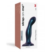 Темно-синяя насадка Strap-On-Me Dildo Plug Snaky size M - Strap-on-me - купить с доставкой в Ессентуках