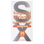 Ультратонкие презервативы Sagami Xtreme Superthin - 36 шт. - Sagami - купить с доставкой в Ессентуках