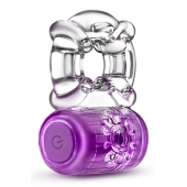 Фиолетовое эрекционное виброкольцо One Night Stand Vibrating C-Ring - Blush Novelties - в Ессентуках купить с доставкой