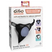 Черные трусики для страпона Body Dock SE на регулируемых ремнях - Pipedream - купить с доставкой в Ессентуках