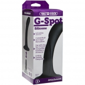 Черная изогнутая насадка Vac-U-Lock G-Spot - 16,5 см. - Doc Johnson - купить с доставкой в Ессентуках