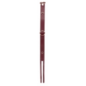 Бордовый ремень Halo Waist Belt - размер L-XL - Shots Media BV - купить с доставкой в Ессентуках
