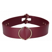 Бордовый ремень Halo Waist Belt - размер L-XL - Shots Media BV - купить с доставкой в Ессентуках