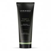Массажный легкий крем WICKED Sage plus Sea Salt - 120 мл. - Wicked - купить с доставкой в Ессентуках