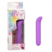 Фиолетовый мини-вибромассажер Liquid Silicone Mini G Vibe для стимуляции зоны G - 10,75 см. - California Exotic Novelties