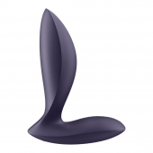 Фиолетовый анальный вибростимулятор Power Plug - Satisfyer - в Ессентуках купить с доставкой
