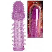 Фиолетовая насадка, удлиняющая половой член - 13,5 см. - Toyfa Basic - в Ессентуках купить с доставкой