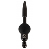 Черный уретральный вибростимулятор Vibrating Penis Plug - Orion - купить с доставкой в Ессентуках
