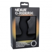 Черный вибромассажер простаты Nexus G-Rider+ - 12,6 см. - Nexus Range - в Ессентуках купить с доставкой