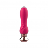 Розовый мини-вибратор Mini Vibrator с пультом ДУ - 12,5 см. - I-MOON