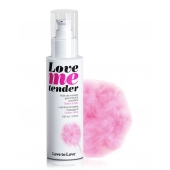 Съедобное согревающее массажное масло Love Me Tender Cotton Candy с ароматом сладкой ваты - 100 мл. - Love to Love - купить с доставкой в Ессентуках