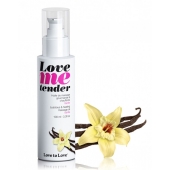 Съедобное согревающее массажное масло Love Me Tender Vanilla с ароматом ванили - 100 мл. - Love to Love - купить с доставкой в Ессентуках