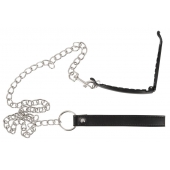 Зажим для половых губ с поводком Pussy Clamp With A Leash - Orion - купить с доставкой в Ессентуках