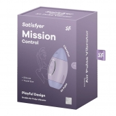 Сиреневый вакуумный стимулятор клитора Mission Control - Satisfyer