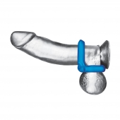 Комплект из 2 эрекционных колец-восьмерок 2-Pack Duo Cock And Ball Stamina Enhancement Ring - BlueLine - в Ессентуках купить с доставкой