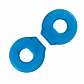 Комплект из двух колец для пениса 2-Pack Ultra-Stretch Stamina Endurance Ring - BlueLine - в Ессентуках купить с доставкой