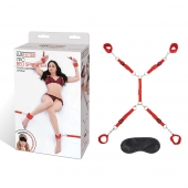 Красная фиксация на матрас Classic Bedspreader - Lux Fetish - купить с доставкой в Ессентуках