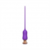 Фиолетовый тонкий стимулятор Nipple Vibrator - 23 см. - I-MOON - купить с доставкой в Ессентуках