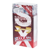 Ароматизированные презервативы Sagami Xtreme COLA - 10 шт. - Sagami - купить с доставкой в Ессентуках