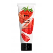 Лубрикант на водной основе OYO Aroma Gel Strawberry с ароматом клубники - 75 мл. - OYO - купить с доставкой в Ессентуках
