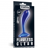 Синяя анальная втулка Flawless Clear Prostate Plug 6.0 - 15 см. - Lovetoy - в Ессентуках купить с доставкой