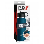 Мастурбатор-вагина в синей колбе F*ck Flask - Pipedream - в Ессентуках купить с доставкой