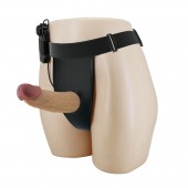 Полый вибрострапон на регулируемых трусиках Draven - 17,5 см. - Baile - купить с доставкой в Ессентуках