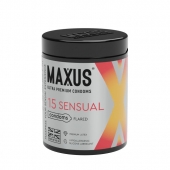 Анатомические презервативы MAXUS Sensual - 15 шт. - Maxus - купить с доставкой в Ессентуках
