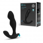 Черный утяжеленный анальный стимулятор Rocker Plug - 12 см. - b-Vibe - в Ессентуках купить с доставкой