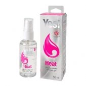 Возбуждающая силиконовая вагинальная смазка Yes Heat - 50 мл. - Sitabella - купить с доставкой в Ессентуках