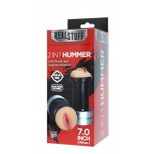 Двусторонний мастурбатор REALSTUFF 2 IN 1 HUMMER MOUTH   VAGINA - ротик и вагина - Dream Toys - в Ессентуках купить с доставкой
