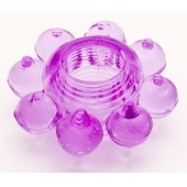 Мягкая фиолетовая гелевая насадка - Toyfa Basic - в Ессентуках купить с доставкой