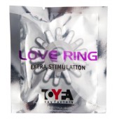 Прозрачное гелевое эрекционное кольцо с шипиками - Toyfa Basic - в Ессентуках купить с доставкой