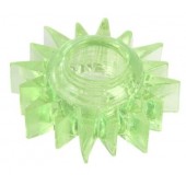 Зеленое эрекционное кольцо-солнце - Toyfa Basic - в Ессентуках купить с доставкой