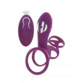 Фиолетовая эрекционная вибронасадка Halo Halo C-Ring Sleeve - Toy Joy - в Ессентуках купить с доставкой