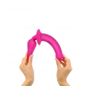 Ярко-розовый двусторонний фаллоимитатор Switch Plug-In Semi-Realistic Size L - Strap-on-me купить с доставкой в интернет-магазине Orgasmix в Ессентуках Ярко-розовый двусторонний фаллоимитатор Switch Plug-In Semi-Realistic Size L - Strap-on-me