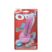 Фиолетовое эрекционное кольцо с вибрацией и пальчиком OYEAH PURPLE - Screaming O - в Ессентуках купить с доставкой