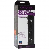 Насадка-фаллоимитатор Vac-U-Lock CodeBlack 8 Inch Classic Dong - 19,3 см. - Doc Johnson - купить с доставкой в Ессентуках