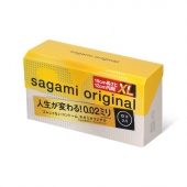 Презервативы увеличенного размера Sagami Original 0.02 XL-size - 12 шт. - Sagami - купить с доставкой в Ессентуках