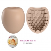 Бежевый мастурбатор-яйцо Pleasure Egg II - Baile - в Ессентуках купить с доставкой