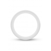 Белое люминесцентное эрекционное кольцо Silicone Glo Cock Ring - Blush Novelties - в Ессентуках купить с доставкой