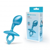 Голубая анальная пробка для массажа простаты Bulb Silicone Prostate Plug - 10,7 см. - b-Vibe - в Ессентуках купить с доставкой