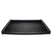 Черная виниловая простынь с надувными краями Nuru Inflatable Vinyl Massage Sheet - XR Brands - купить с доставкой в Ессентуках
