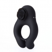 Черное эрекционное кольцо Abe с пультом ДУ - BeYourLover - в Ессентуках купить с доставкой