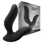 Черный вибромассажер простаты 3,5’’ Curve P-spot Massager - 12 см. - Erokay - в Ессентуках купить с доставкой