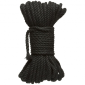 Черная верёвка для связывания и фиксации Bind Tie - 15,24 м. - Doc Johnson - купить с доставкой в Ессентуках