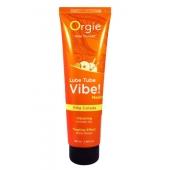 Гель с эффектом вибрации Lube Tube Vibe Medium Pina Colada - 100 мл. - ORGIE - купить с доставкой в Ессентуках
