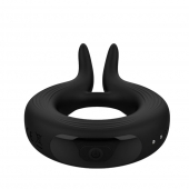 Черное эрекционное кольцо Marry Me Rechargeable Vibrating Cockring - Adrien Lastic - в Ессентуках купить с доставкой